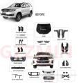 Fortuner mbele na nyuma bumper walinzi